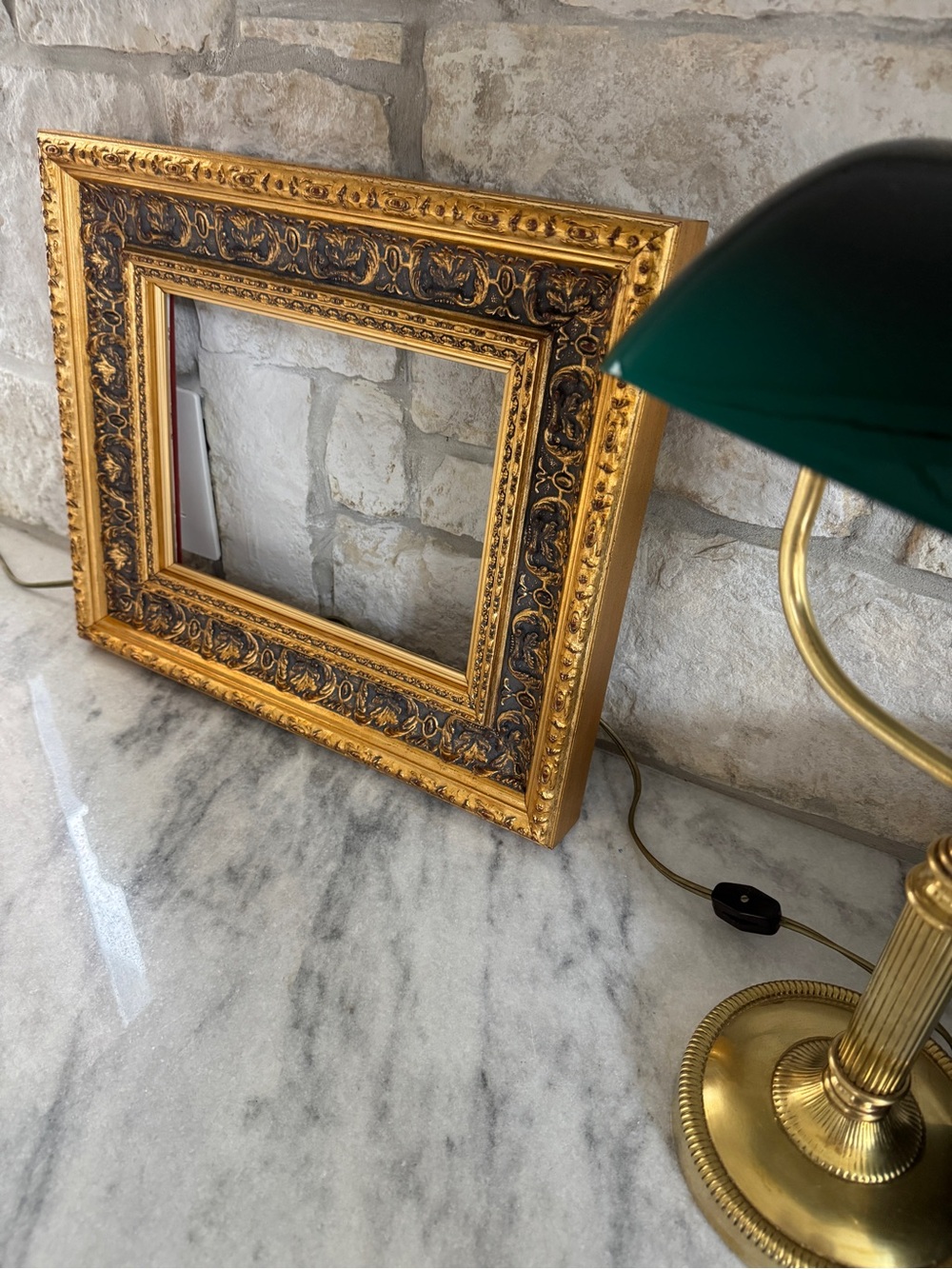 Antique Gold Ornate Decorative Picture Frame - Classic Home Accent